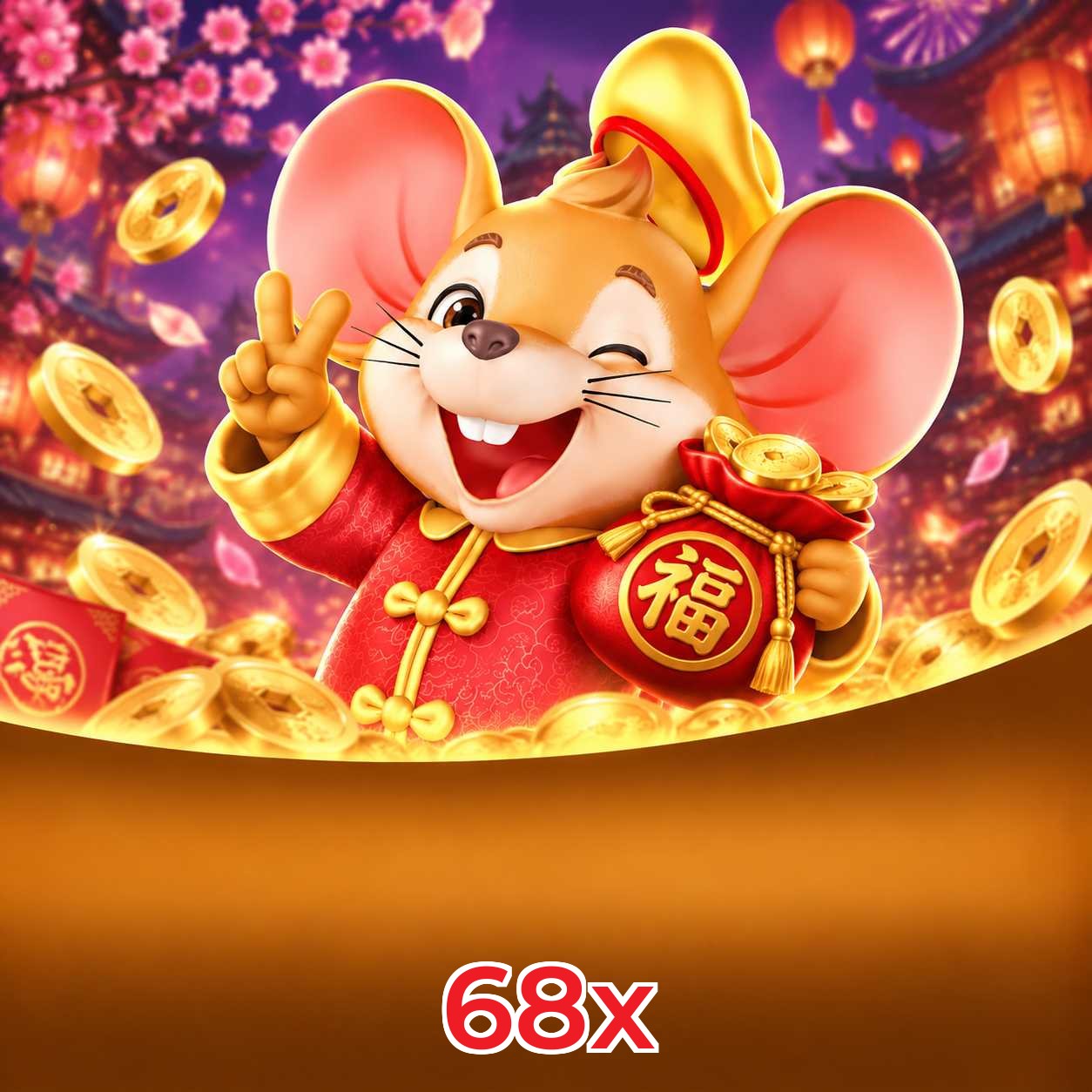Interface de jogos na 68x incluindo Plushie Frenzy